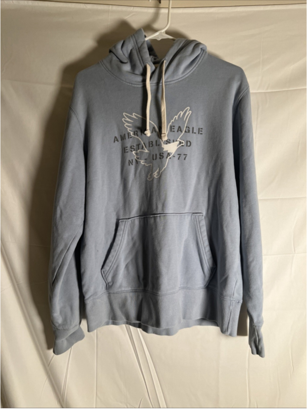 American Eagle Light Blue Hoodie M/M/M